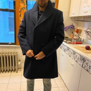 Kenneth Cole Men’s Navy Peacoat
